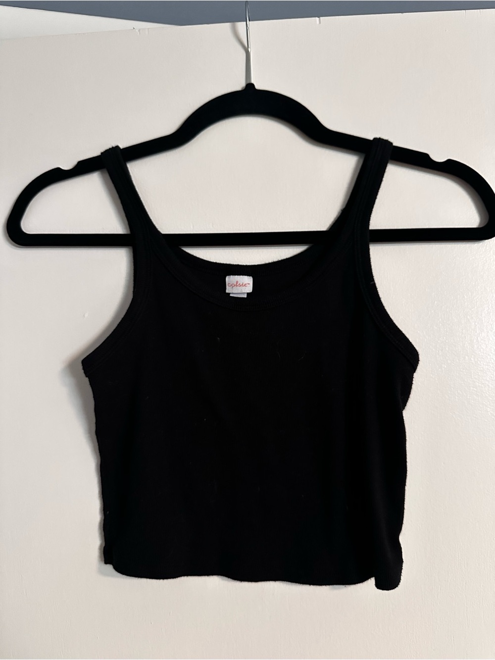 Target Black Cropped Tank Top